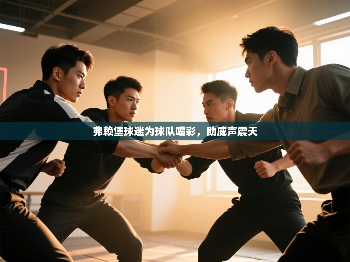 弗赖堡球迷为球队喝彩,助威声震天 第1张